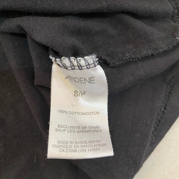 Ardene Women’s Black Short Sleeve Crop Top - Picture 4 of 5